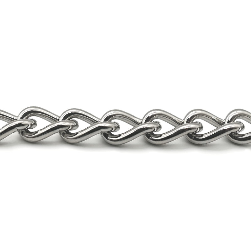 Herm Sprenger Stainless Steel Dog Collar with Round Links Choke Chain for Small Medium Large Dogs Professional Training Collar Correction Slip Chain Made in Germany (18in (45cm)) 18in (45cm) - BeesActive Australia