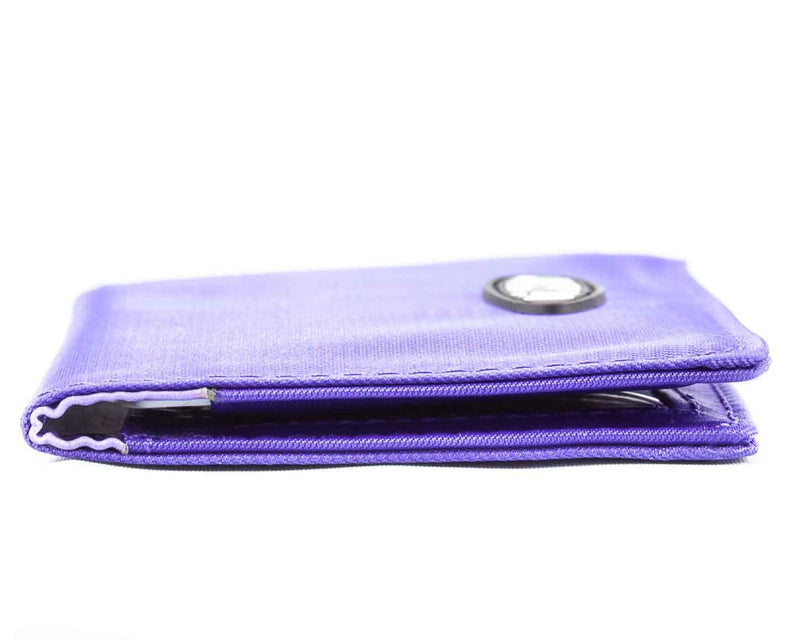 Big Skinny Card Case Slim Wallet, Holds Up to 16 Cards Purple - BeesActive Australia