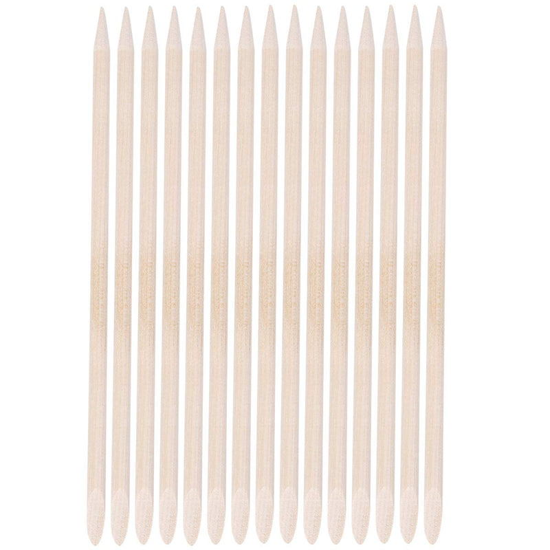 Lurrose 50Pcs Orange Wood Sticks Cuticle Pusher Dead Skin Remover Nail Art Manicure Pedicure Cleaning Sticks - BeesActive Australia