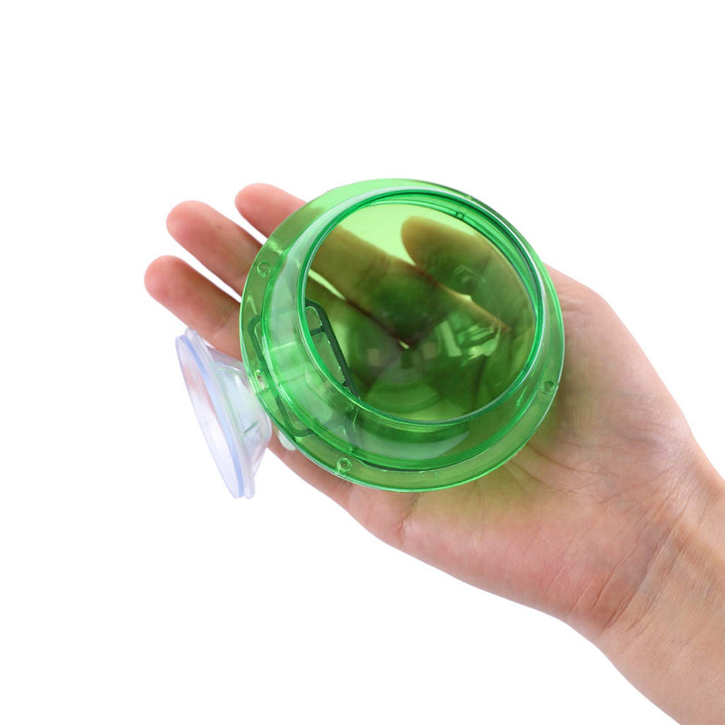 Suction Cup Reptile Feeder, Reptile Feeding Food Water Bowl Escape Proof Worm Dish Gecko Feeder Chameleon Bowl, Reptile Ledge Accessories Supplies for Lizard Bearded Dragon, 2 Pack - BeesActive Australia