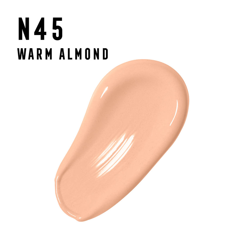 Max Factor Facefinity 3-in-1 All Day Flawless Liquid Foundation, SPF 20 - 45 Warm Almond, 30 ml - BeesActive Australia