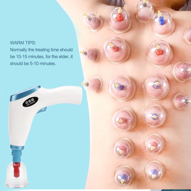 Vacuum Suction Cupping Kit, Cupping Therapy Set, Electric Vacuum Suction Cupping Kit Lymph Drainage Pain Relief Massage Cupping Set Health Care - BeesActive Australia
