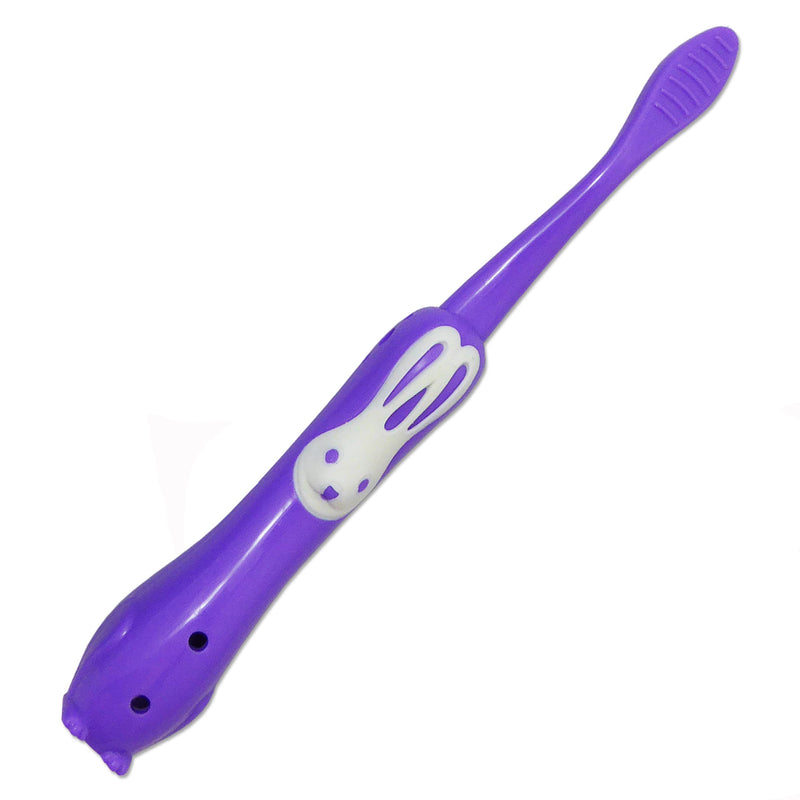4 Childrens Toothbrushes ~ Bulk Packs Kids Manual Folding Brushes (Rabbit Travel) - BeesActive Australia