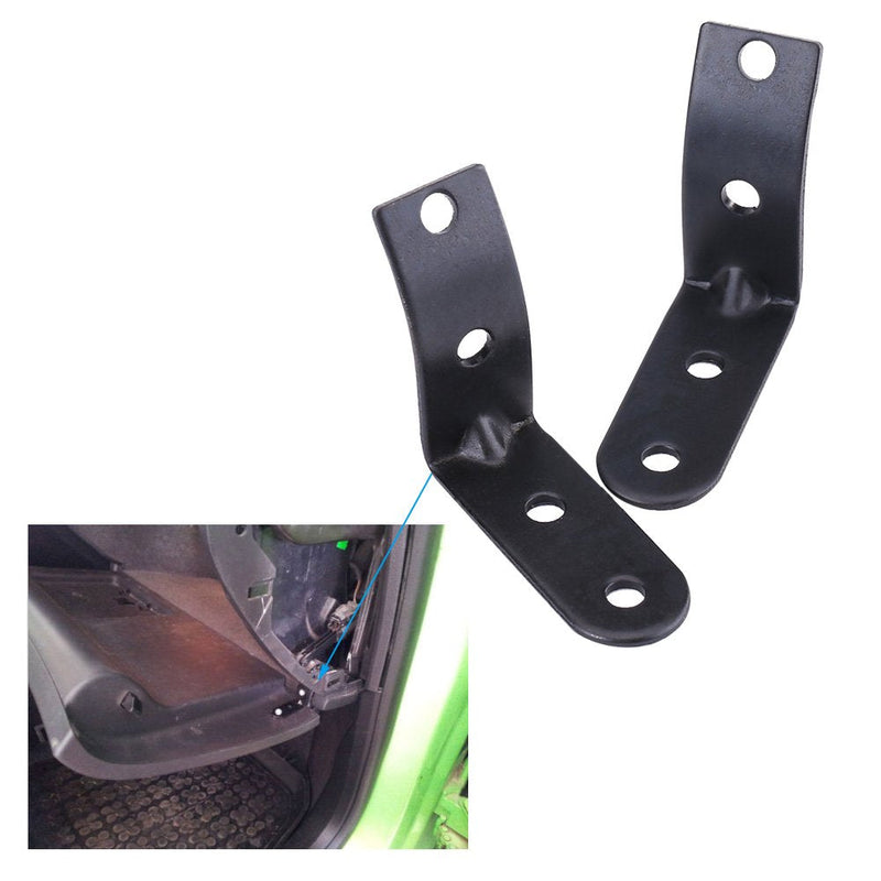 Black Glove Box Hinge Repair Kit - repairing glove boxes Simple installation for Au-di A4 S4 RS4 B6 8E 2002-2008 - BeesActive Australia