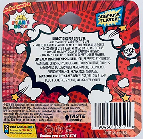 Ryan's World Surprise Flavor Lip Balm - BeesActive Australia