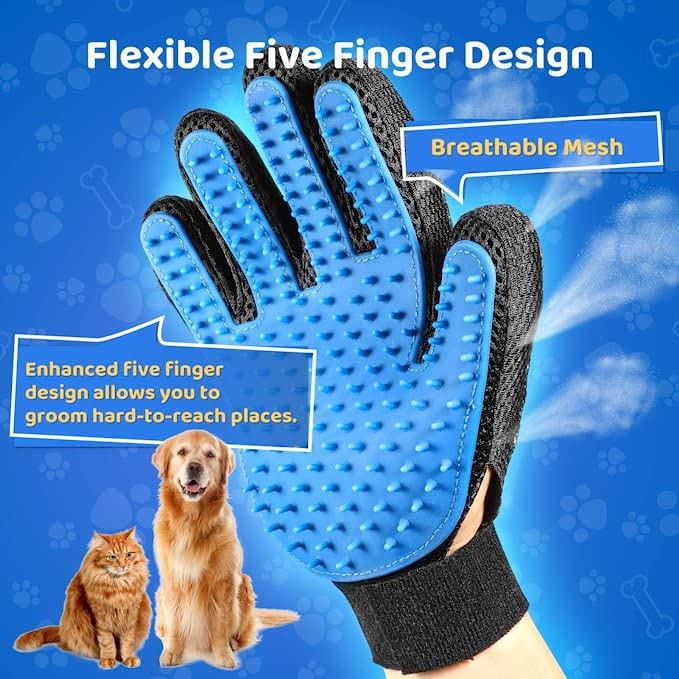 Dog Bath Brush Pro - Sprayer and Scrubber Tool in One - Indoor/Outdoor Dog Bathing Supplies - Pet Grooming for Dogs or Cats with Long and Short Hair - Dog Wash with Hose and Shower Attachment - BeesActive Australia