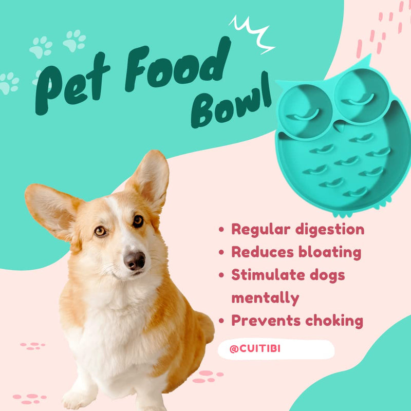 Slow Feeder Dog Bowl for Dogs & Cats, Dog Bowl with Suction Cups, Dog Puzzle Toys, Slow Feeder Bowl for Boredom and Anxiety Reduction. - BeesActive Australia