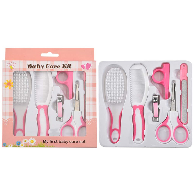 KINTRADE 6 Pcs Baby Nail Hair Daily Care Kit Newborn Kids Grooming Brush and Manicure Set - BeesActive Australia