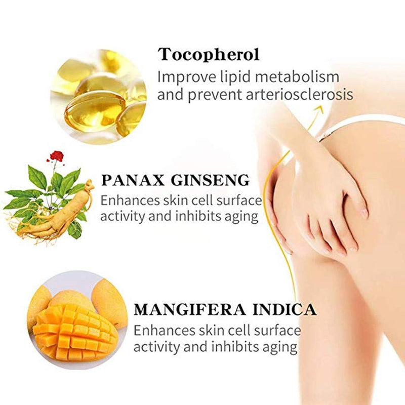 Sexy Hip Buttock Enlargement Cream Lift Up Buttock Enhancement Massage Cream Hip Lift Up Butt Firm Skin Enlargement (1 Pack) 1 Pack - BeesActive Australia