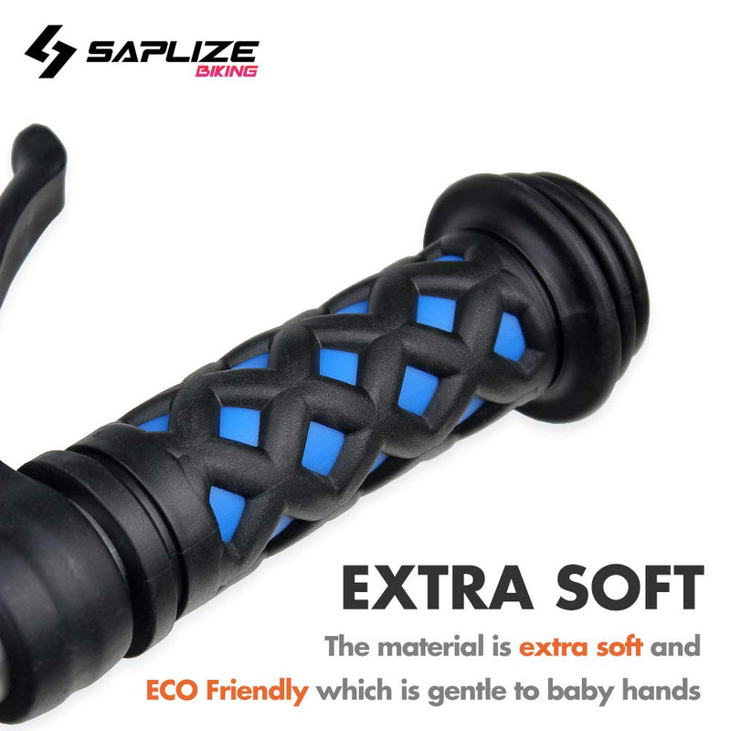 SAPLIZE Kids Bike Handlebar Grips, Shorter Length(4.13"), for Kids Girls Boys Bikes, Balance Bikes, Road Bikes and Scooters, Soft and Comfortable - BeesActive Australia