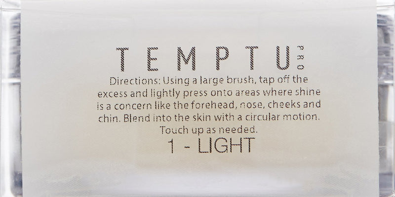 TEMPTU Invisible Difference Finishing Powder: Jet-Milled, Feather-Light Formula Absorbs Excess Oil & Combats Shine For A Smooth, Matte Finish, Available In 3 Shades Light - BeesActive Australia