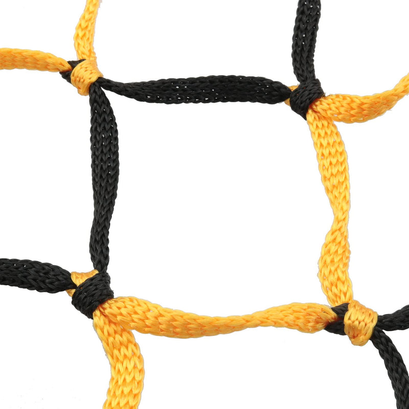 SJZBIN Single Ball Mesh Bag 2PCS Basketball Ball Carry Mesh Storage Net Bag Single Football Holder Black and Yellow - BeesActive Australia