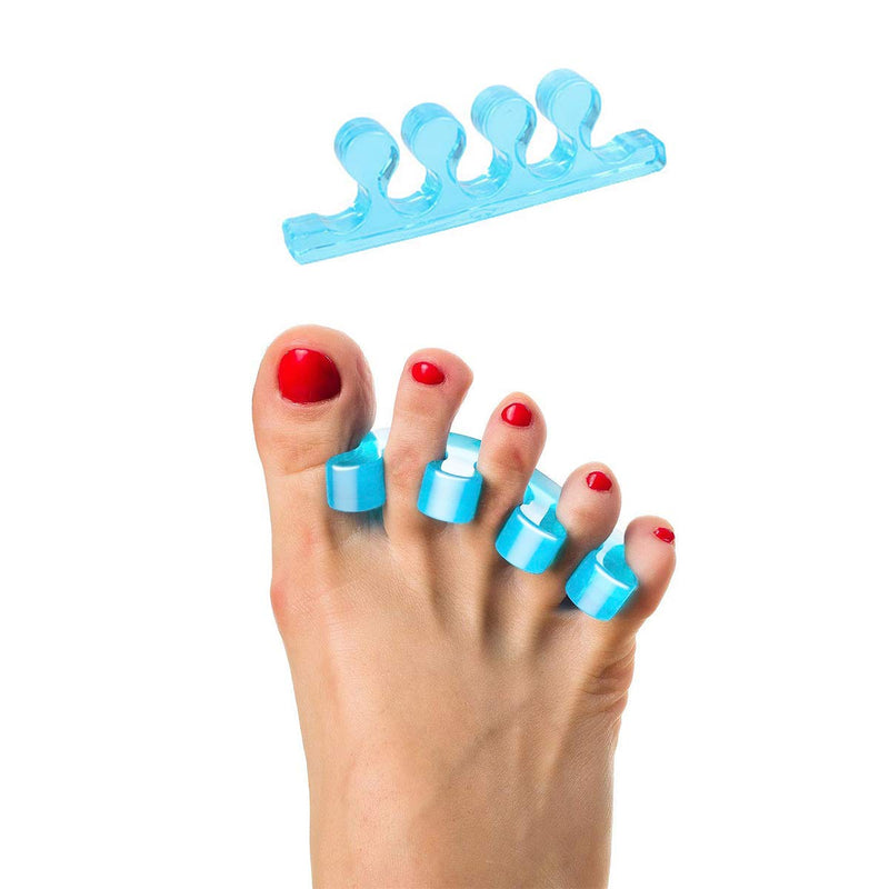 Toe Separator Foot Straightener for Relaxing Toes and Returning to Original Shape, Blue - BeesActive Australia