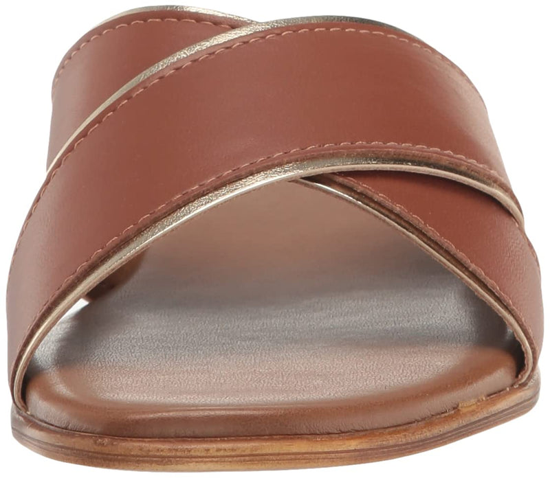 Bella Vita Women's Tab-Italy Flat Sandal 5.5 Whiskey Leather - BeesActive Australia