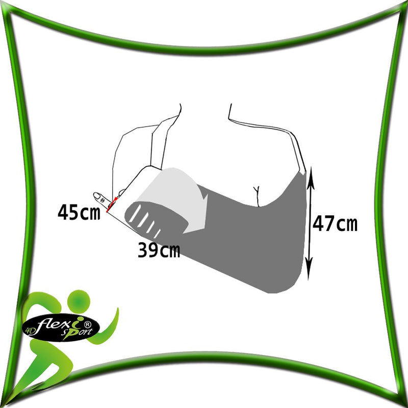 Adult ONE Size Arm Sling Shoulder Support (Black/Black) Medically Approved, Cool, Easy Fit, Thumb Loop, Unisex. Black/Black Trim - BeesActive Australia
