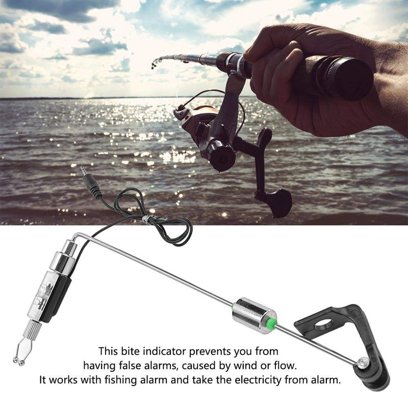 VGEBY Fishing Hanger Swinger, Fish Bite Alarm LED Illuminated Indicators Chain Hanger Fishing Tool Tackle Accessory 16-2602 - BeesActive Australia