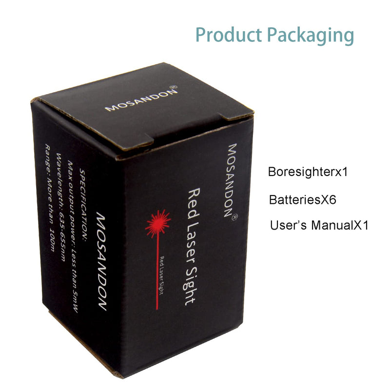 .30-06 /25-06 /270 Bore Sight Laser Red Dot Cartridge Laser bore Sighter with 2 Sets of Batteries - BeesActive Australia