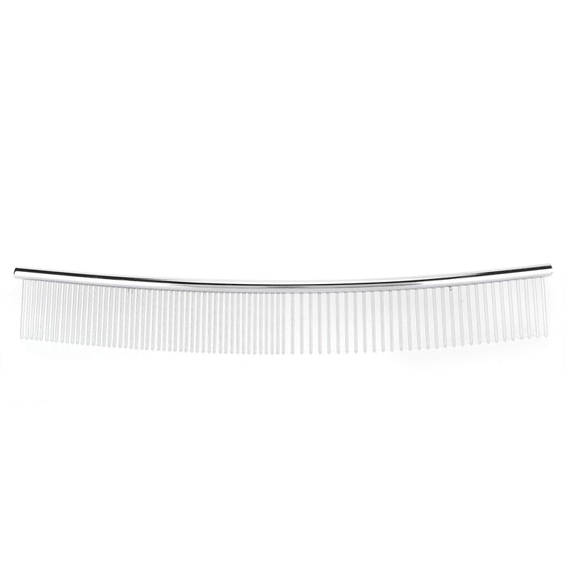 cersalt Pet Grooming Opening Knot Comb Curved Comb Pets Dogs Combs, Removal Brush Knot Comb Puppy for Pets Dogs Grooming Half thin and half dense, curved comb - BeesActive Australia