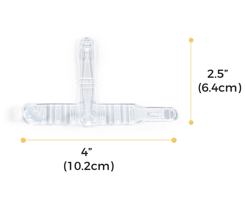 [AUSTRALIA] - Tilos Soft Hypoallergenic Silicone Snorkel Keeper for Snorkeling and Scuba Diving Clear 