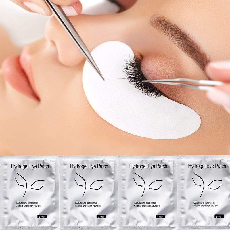 Eye Gel Pads, 100 Pairs Set Gel Eye Pads Eyelash Extension Pads Lash Gel Pads Under Eye Gel Patches,For Pro Salon and Individual Eyelash Extension - BeesActive Australia