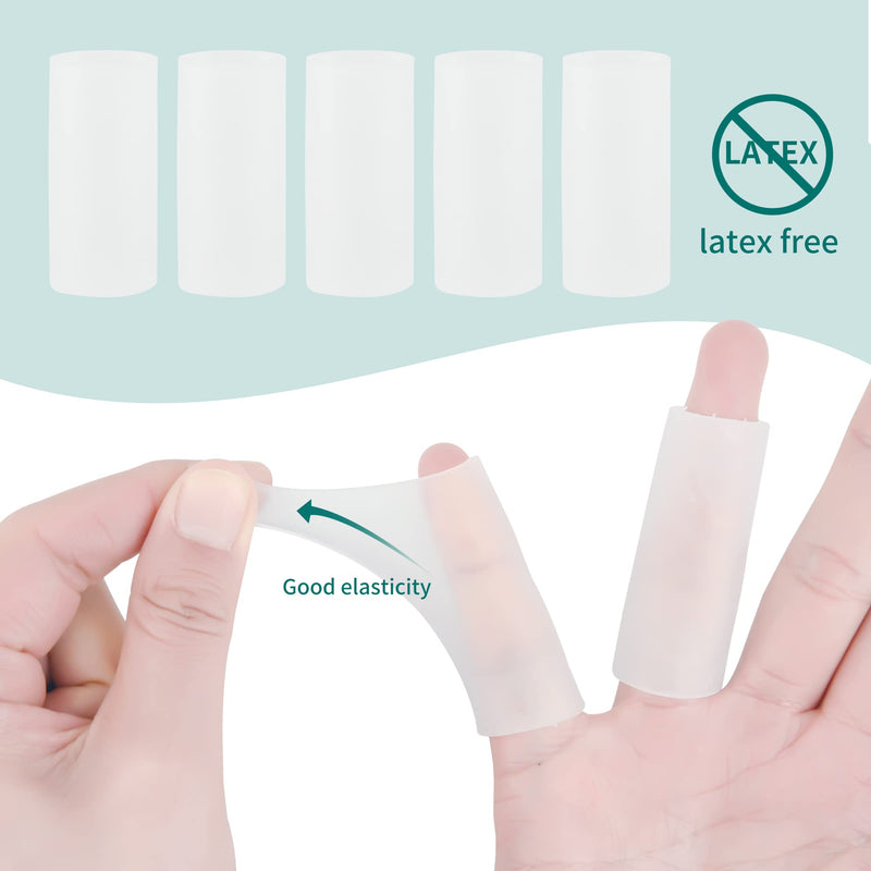 Gel Finger Sleeve , Finger Cot Protectors, Relief from Pain of Finger Tips Cracked, Arthritis, Avoid Biting Your Fingers - BeesActive Australia