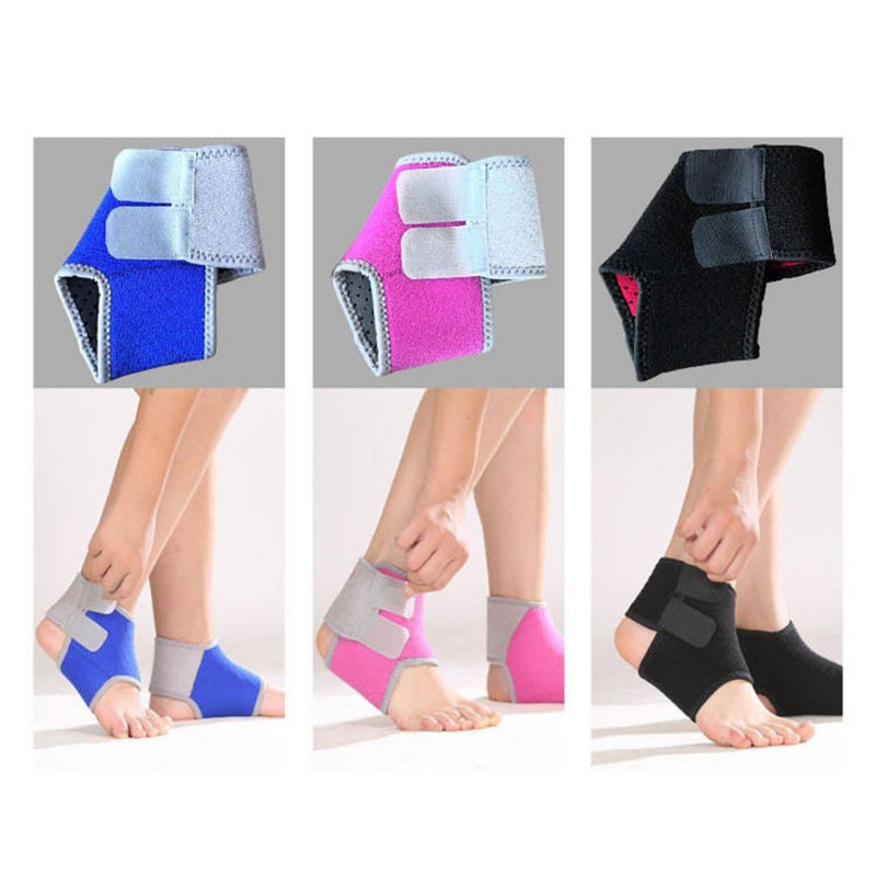 1 Pair Kids Ankle Support Adjustable Compression Ankle Brace Ankle Guard Protector Ankle Strap Ankle Tendon Foot Support Strains Sprains Arthritis Pain Relief Recovery Exercise Football Running Riding Black EU 30-35, recommend Kids UK 1-3 - BeesActive Australia