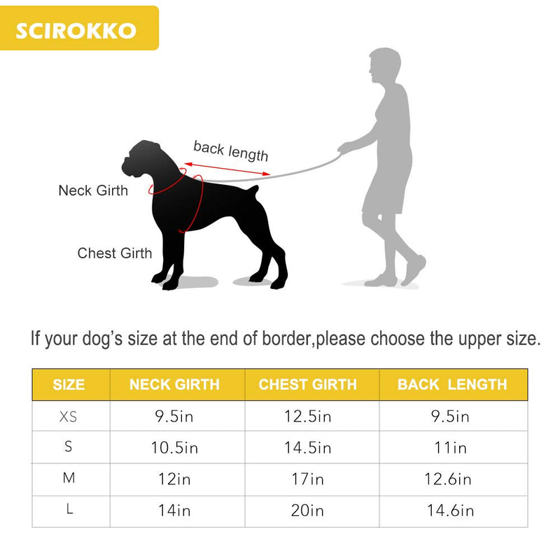SCIROKKO Polar Fleece Dog Vest Winter Coat with Water-Proof Side - Reversible Pet Cold Weather Clothes - Plaid Jacket Cute Clothing for Puppy & Cats M-Ncek 12",Chest 17",Back 12.6" Pink - BeesActive Australia