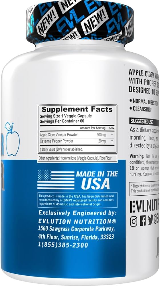 Evolution Nutrition Apple Cider Vinegar - BeesActive Australia