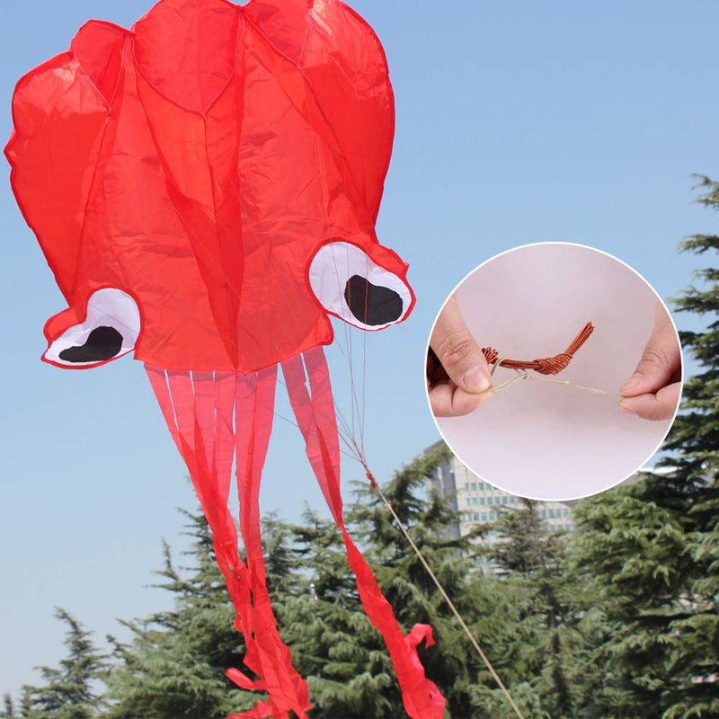 GWHOLE 3D Octopus Kite with Long Tail for Kids Outdoor Game Activities Beach Trip - BeesActive Australia