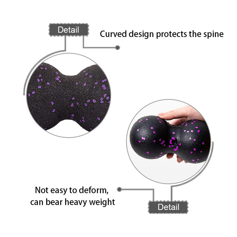 Massage Ball Peanut Massager Roller Manual Fascia Ball for Trigger Point Therapy Myofascial Release and Sports Recovery - BeesActive Australia