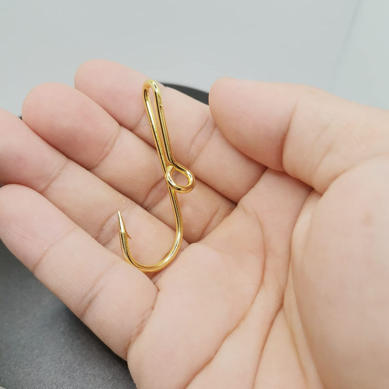 Fish Hook Hat Clip,Fish Hook Hat Pin,Fish Hook Hat Pin,Fish Hook for Hat Tie Clasp,Fashion Trend Hat Decoration B - BeesActive Australia