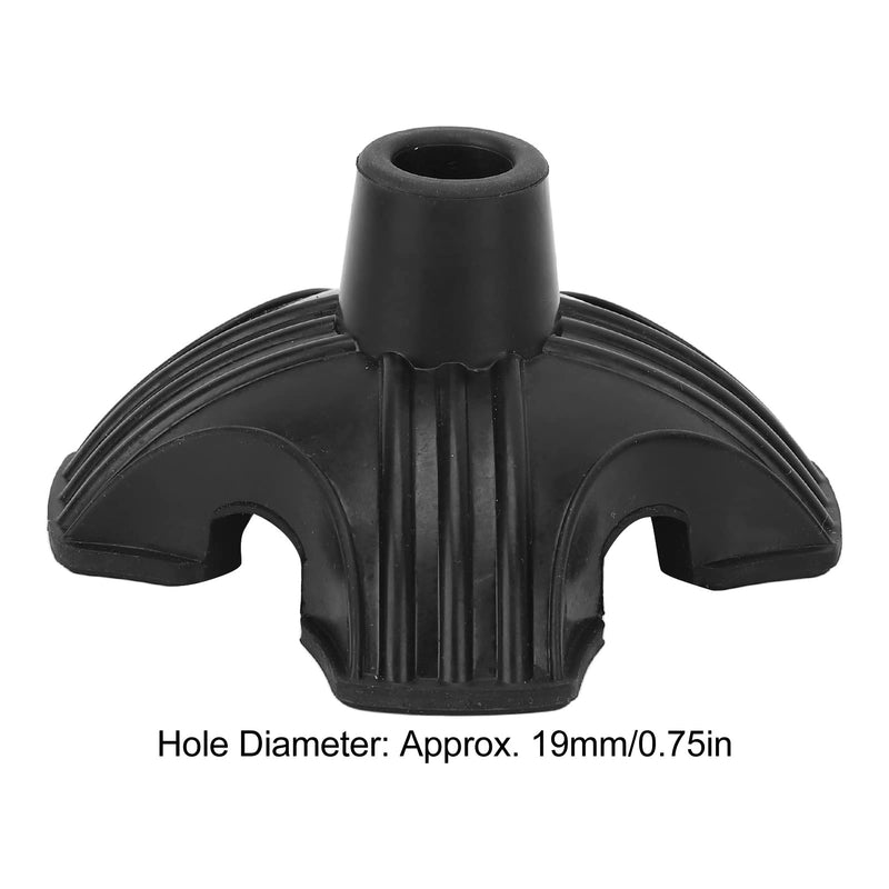 Cane Tip, Quad Support Cane Tip, Slip Resistance, Wearproof Thickened Quadruple Replacement Rubber Cane Tips for Walking Stick - BeesActive Australia