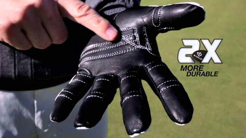 2020 New Improved 2X Long Lasting Bionic RelaxGrip Golf Glove with Patented Double-Row Finger Grip System Men's 2XL Left - BeesActive Australia