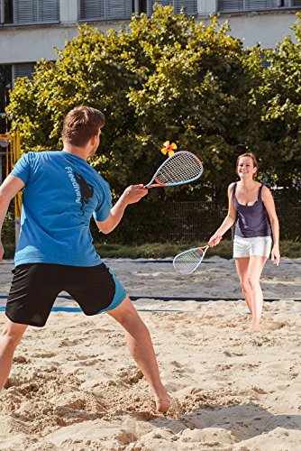 Speedminton SM01-FUN-10 FUN Set - Alternative to beach ball, spike ball, badminton, incl. 1 HELI and one FUN Speeder, perfect for the beach, park or backyard - BeesActive Australia