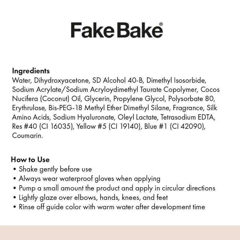 Fake Bake Flawless Coconut Tanning Serum For Face & Body, 5 oz - BeesActive Australia