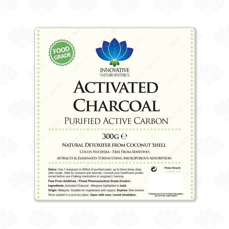 Activated Charcoal - Food Grade - for Teeth Whitening & Detox (300g) 300 g (Pack of 1) - BeesActive Australia
