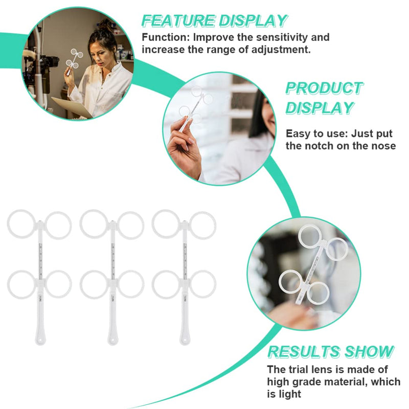 Optical Flipper Optometry Flips Lens: 3pcs �25� �0. 5� �100� Optometry Flip for Near Vision Amblyopia Confirmation Test - BeesActive Australia