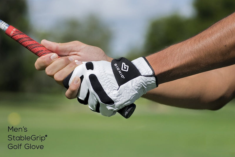 BIONIC Gloves –Men’s StableGrip Golf Glove W/Patented Natural Fit Technology Made from Long Lasting, Durable Genuine Cabretta Leather. - BeesActive Australia