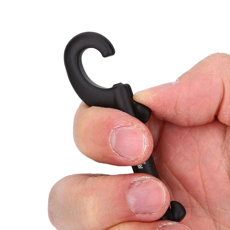 Diving Hook, Durable Stainless Steel Double End Snap Bolt Scuba Diving Buckle for Underwater Diving Black 90mm - BeesActive Australia