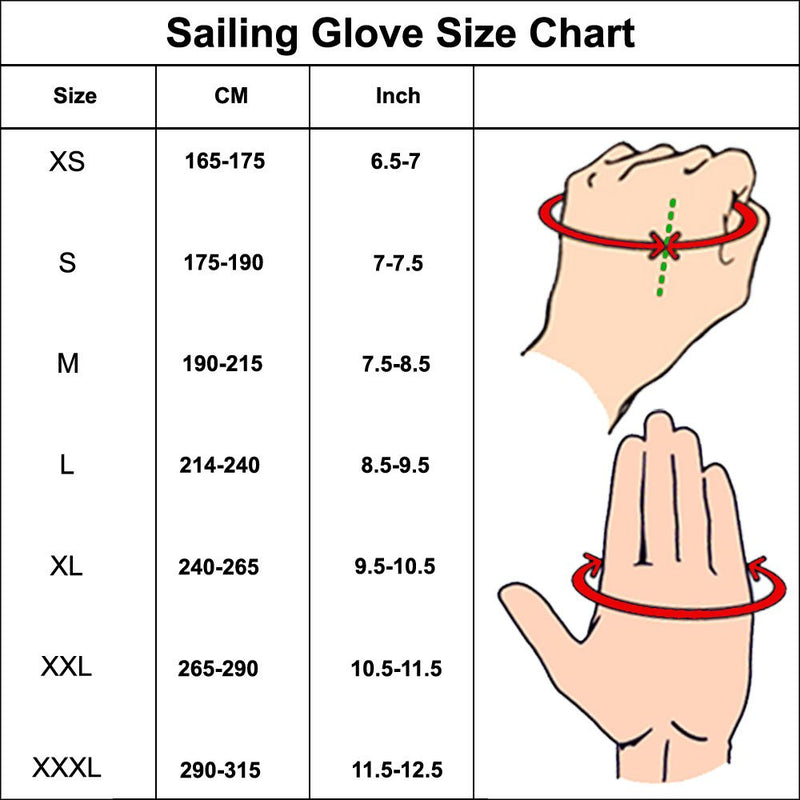 [AUSTRALIA] - MRX BOXING & FITNESS Mens Sailing Gloves Deckhand Gripy Glove Cut Finger Multi Colors Blue/Grey Medium 