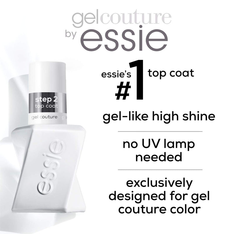 essie Gel Couture Platinum Grade Finish Top Coat, 0.46 Ounces (Packaging May Vary) GEL COUTURE TOP COAT - BeesActive Australia