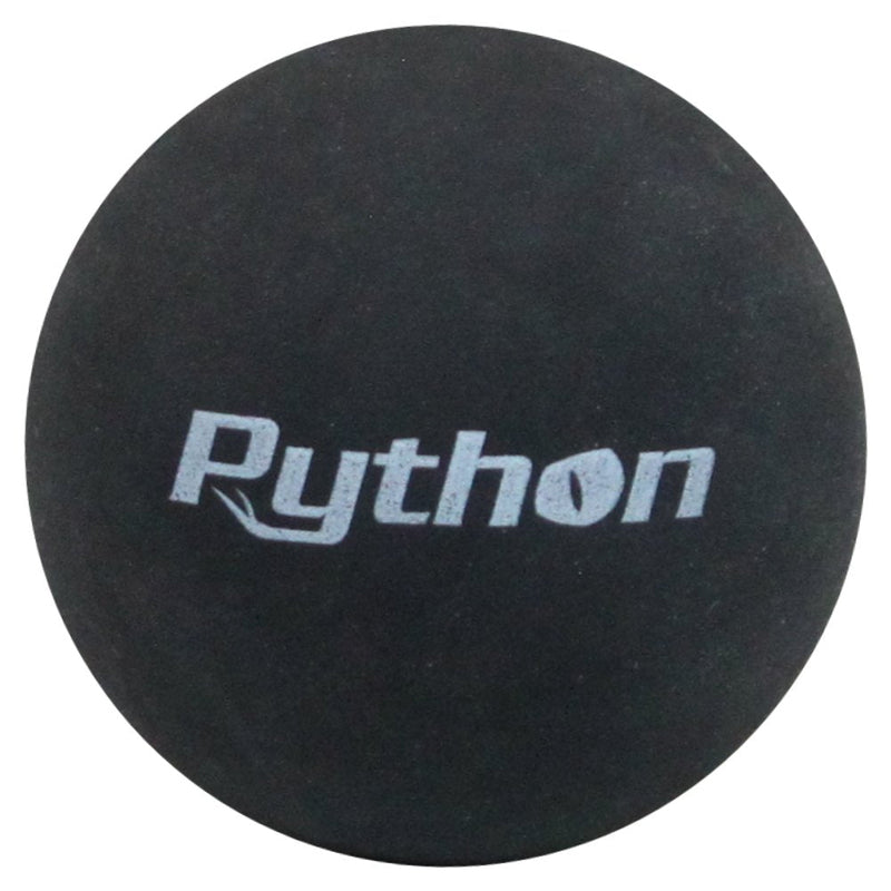 Python Black Racquetballs (Value Pack - 12 Ball Jug/Long Rally Ball!) - BeesActive Australia