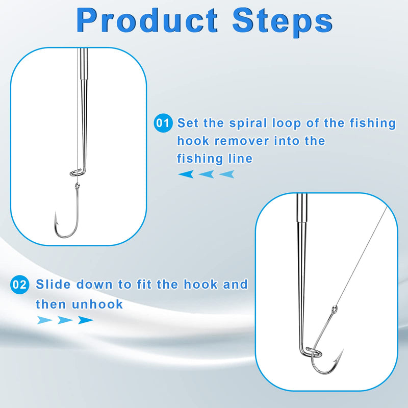 Dilsuaco Fish Hook Remover, 3PCS Fishing Hook Remover Tool kit for Fishing Accessories Pro Fishing Hooks Security Device Extractor Fish Hook Quick Remover Tool Kit Fast Decoupling (3 Colors) Mix - BeesActive Australia