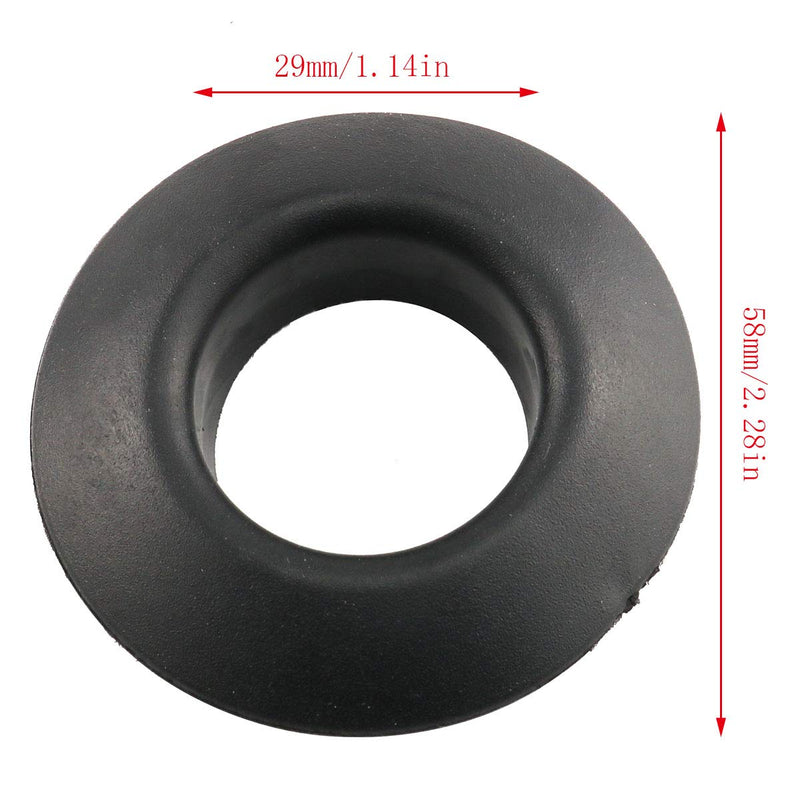 E-outstanding Drip Ring 4PCS Durable Practical Rubber Kayak Paddle Drip Rings Accessories for Canoe Raft Paddles Oar Shaft Replacement - BeesActive Australia