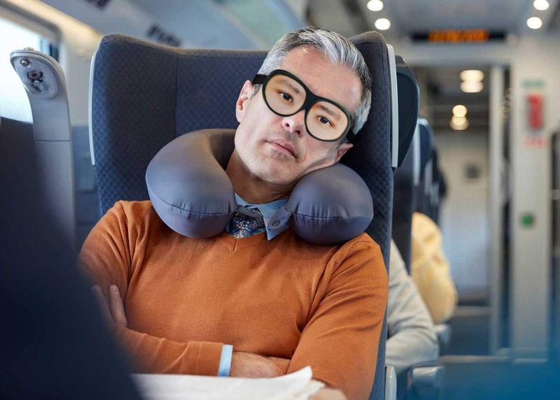 Eye Mask with Eyes Open by Okami - Funny Eye Mask, Blackout Sleep Mask with Free Travel Pouch (Men's Eyes) Men's Eyes - BeesActive Australia