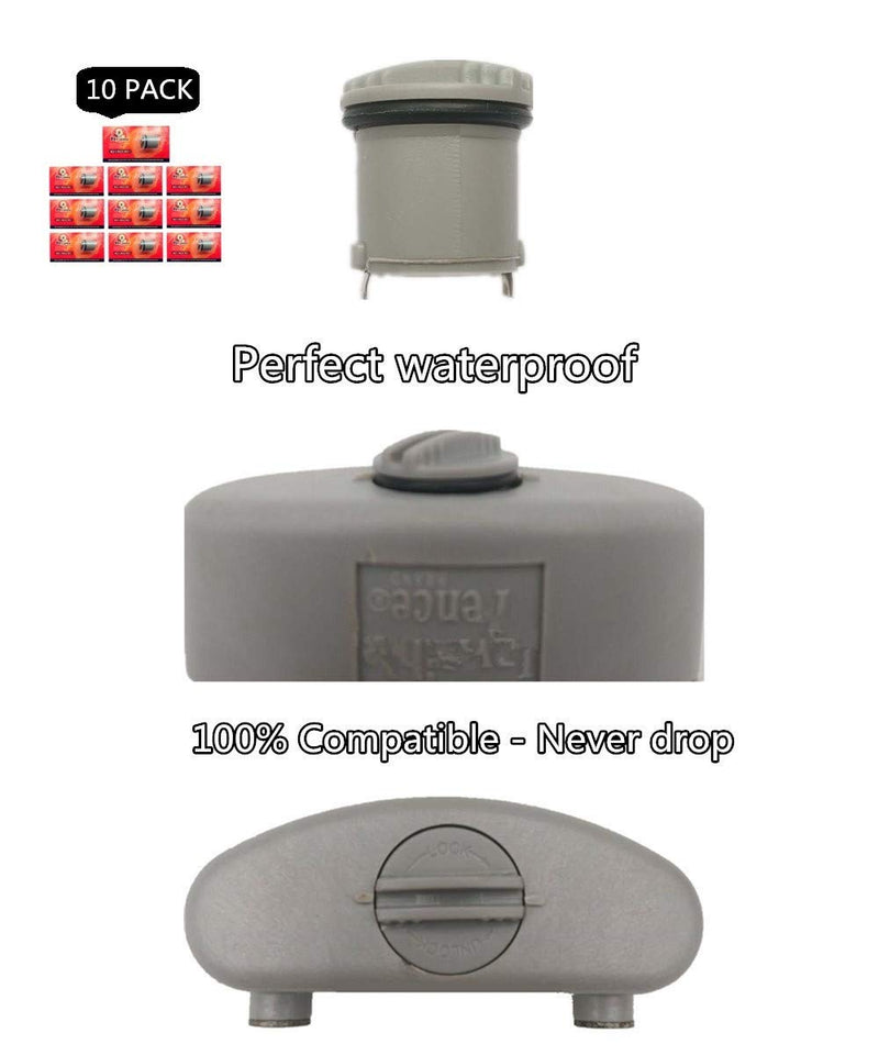 Pet-Fence Compatible for Invisible Fence Battery for Dog Collar, Batteries for Dog Collars Invisible Fence Brand Power Cap R21,R22,R51,Microlite Collars Safe and Durable (10 Pack) - BeesActive Australia