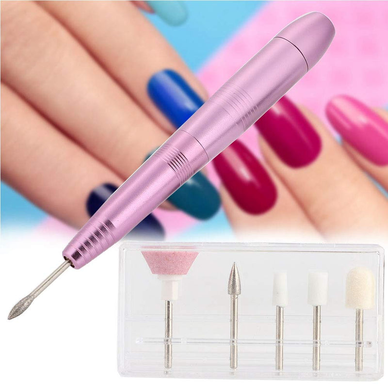 20000RPM Electric Nail Polishing Machine for Hard Gel Removal, USB Chargable Low Noise Nail Drill Machine Pen Cuticle Remover Pedicure Manicure Tool - BeesActive Australia