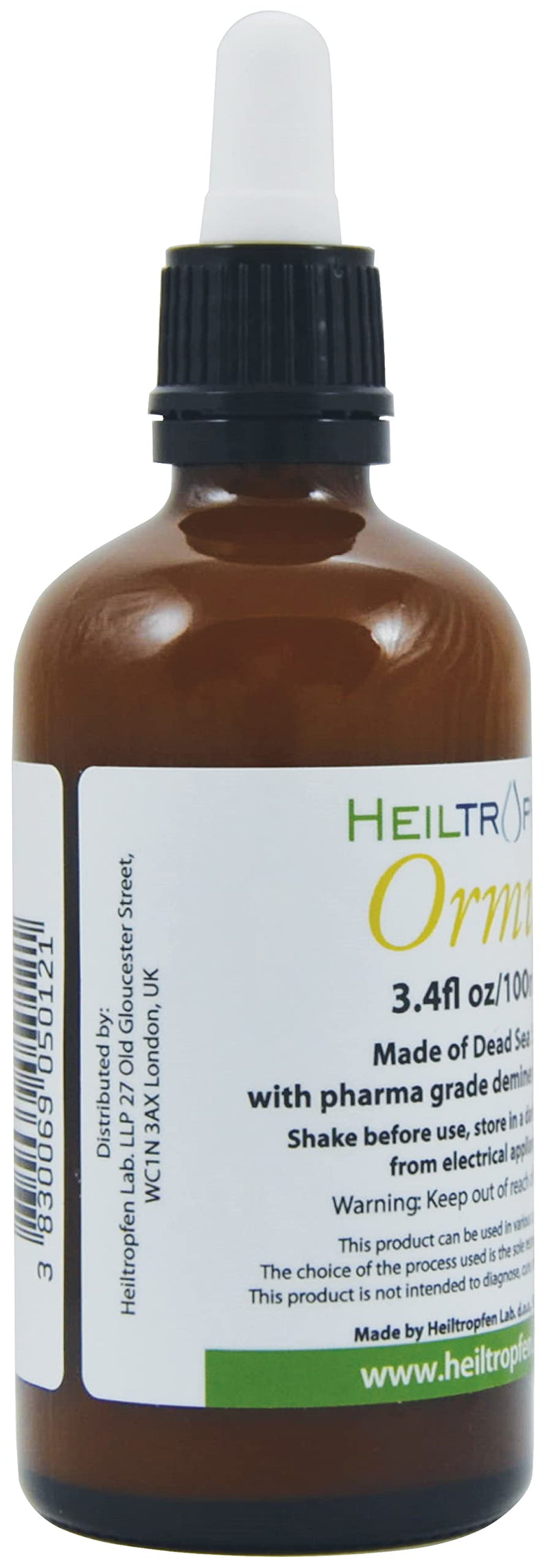 Ormus 3.4 Oz - 100 ml | Concentrated Ormus | Atomic Minerals | Heiltropfen� Sea Salt 101 ml (Pack of 1) - BeesActive Australia