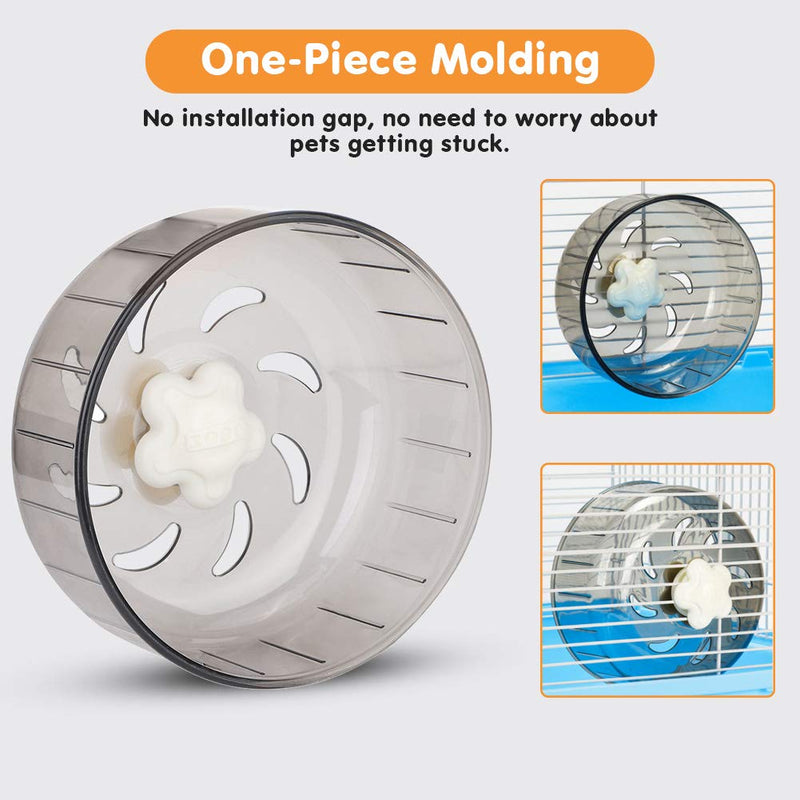 Hamster Exercise Wheels, YOUTHINK Silent Running Wheel 13cm Quiet Spinner for Gerbils Mice Small Animals Cage Toy Attachment - BeesActive Australia
