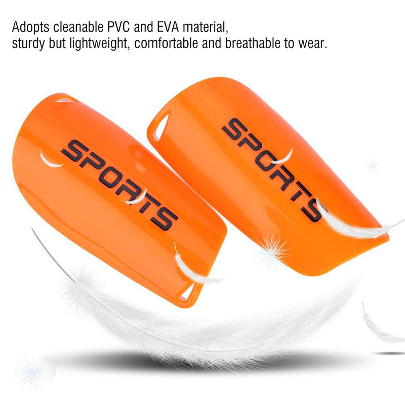 VGEBY 1Pair Shin Guards, Soccer Shinguards Leg Pad Protector for Adults and Youth Orange-S - BeesActive Australia